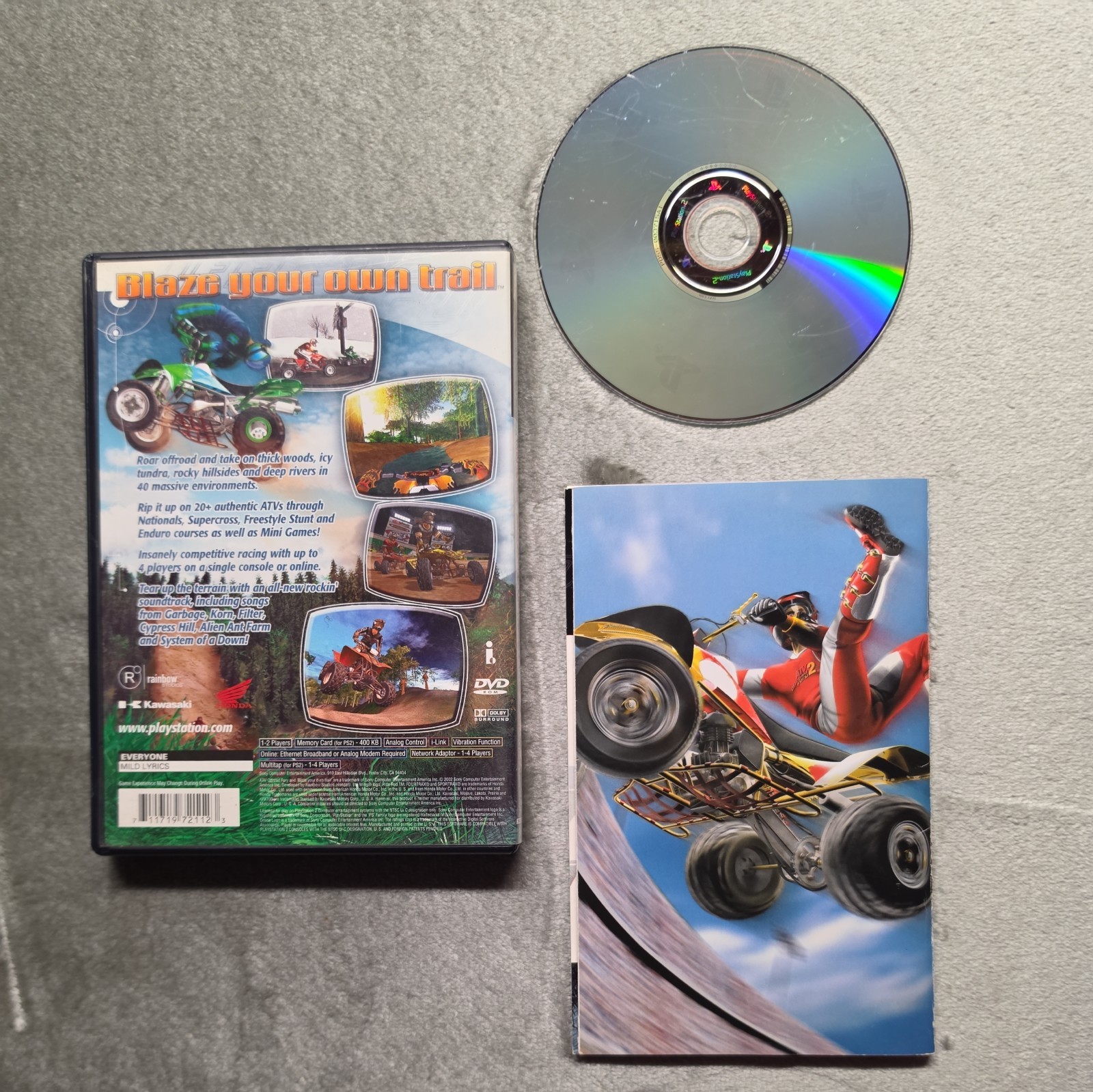 ATV Offroad Fury 1 2 3 & MX vs Lot – PS2 (PlayStation 2) Tested and Complete