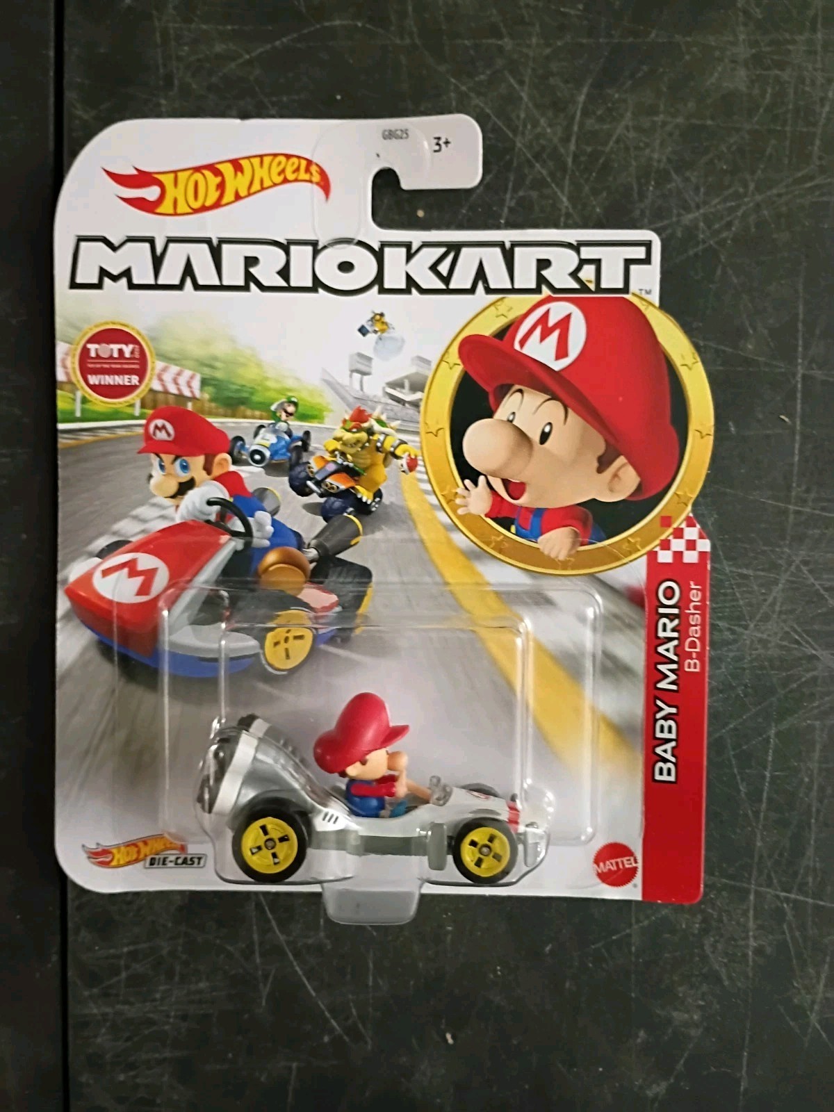 19-PK SUPER MARIO KART Hot Wheels Lot Dry Bones Waluigi Tanooki Peach Luigi Toad