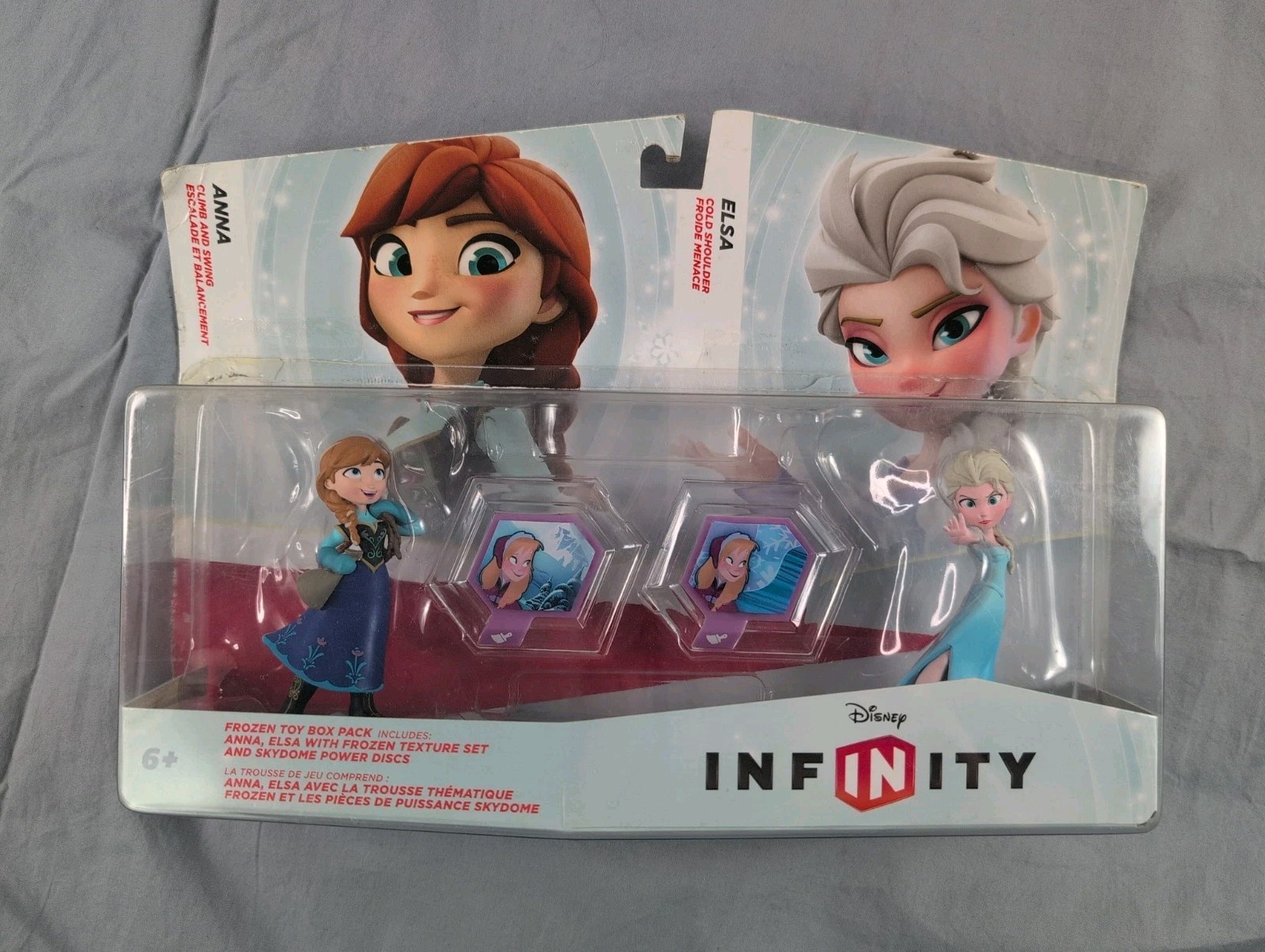 Disney Infinity Elsa & Anna Frozen Toy Box Pack Opened Box