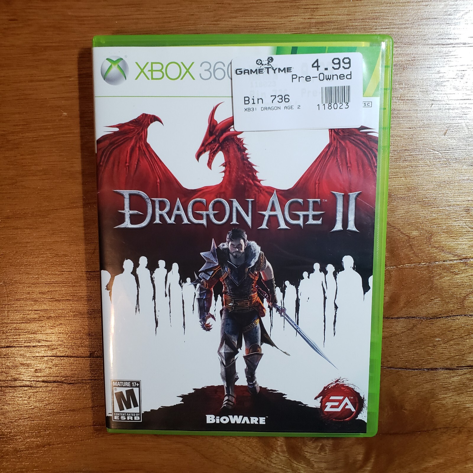 Dragon Age II, 2011, Xbox 360 – CIB Complete in Box