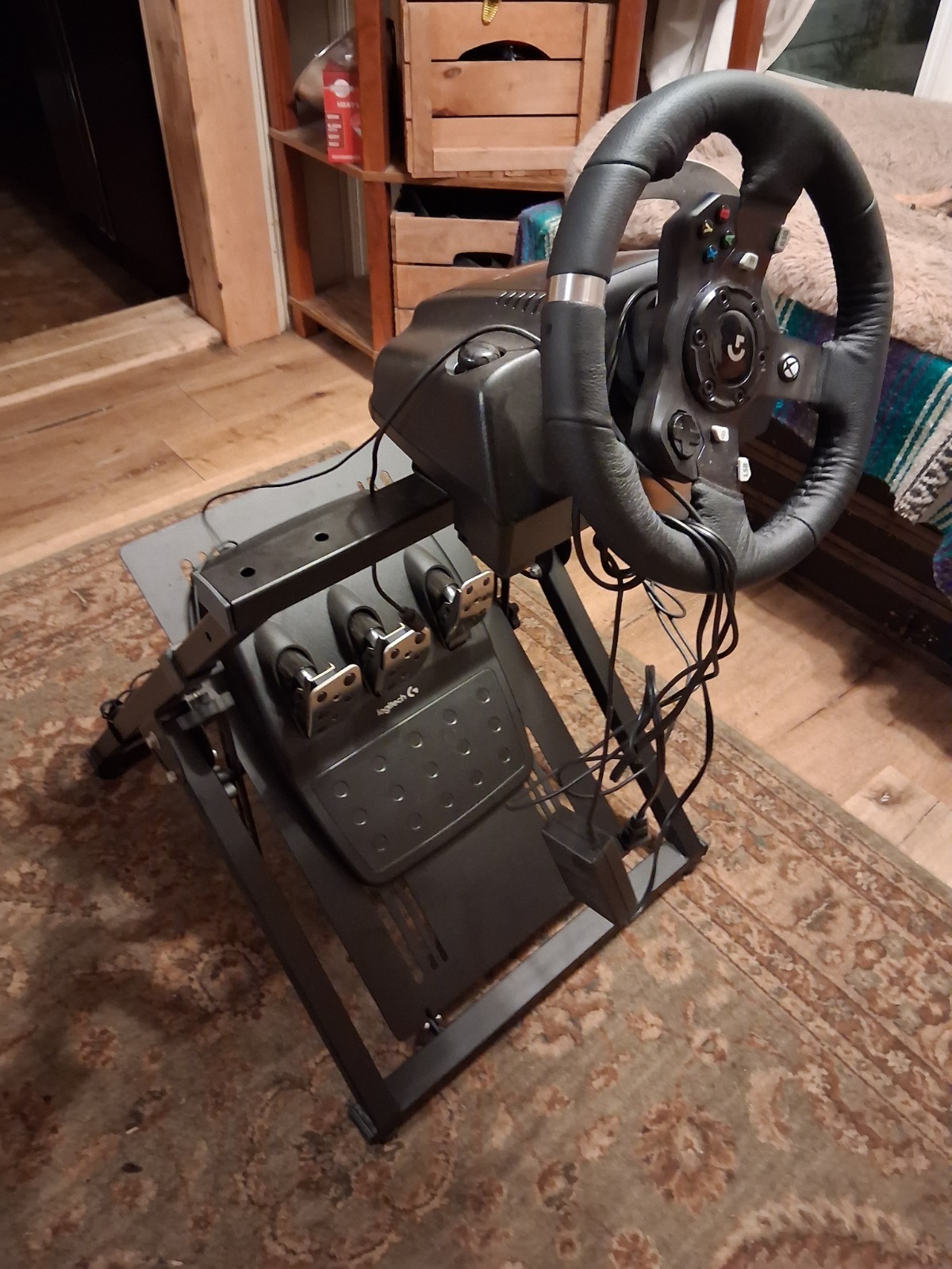 LOGITECH G920 DRIVING FORCE SETUP WHEEL, PEDALS, ShifteR, Stand