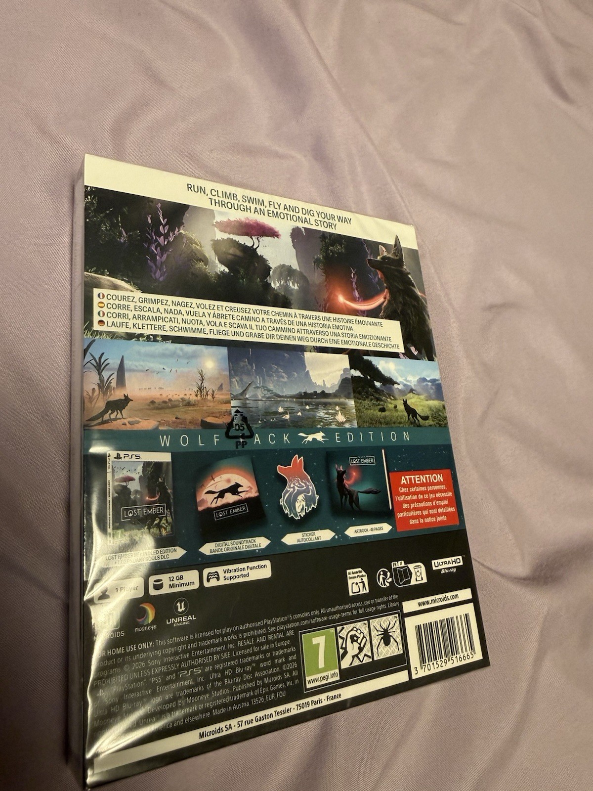 Microids Lost Ember Rekindled Edition Wolf Pack Edition PS5 PAL PEGI 7