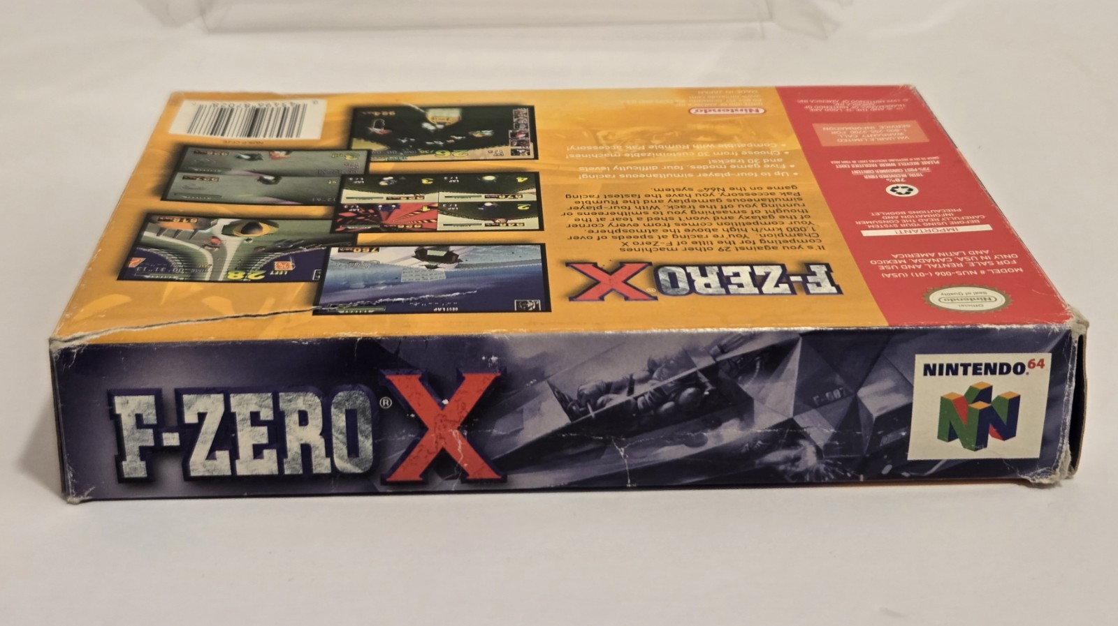 F-Zero X (Nintendo 64 | N64) Authentic Box, Manual, and Operation Card – NO GAME