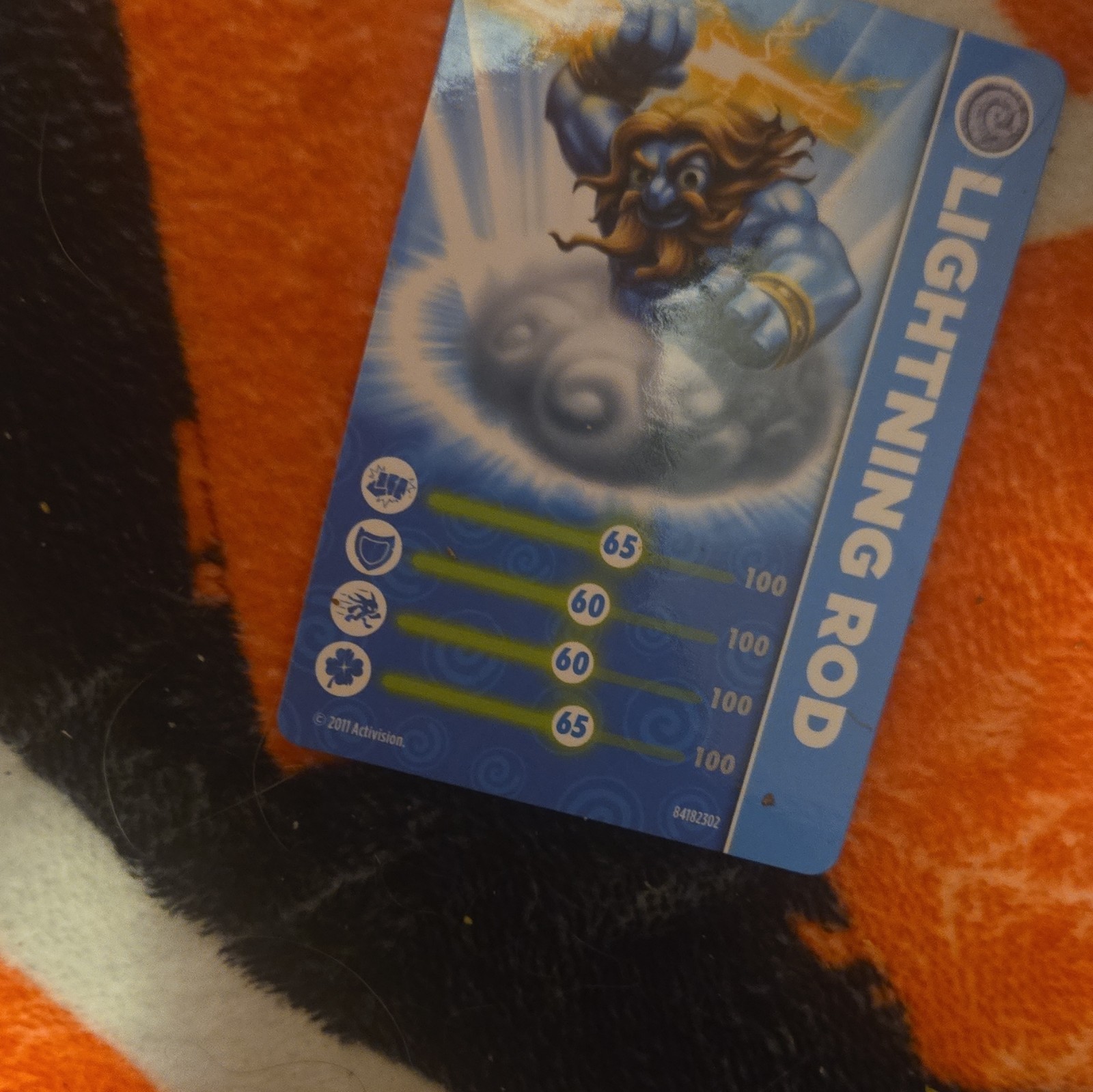 Activision Skylanders Spyro’s Adventure Lightning Rod Figure w/ Card (2011)