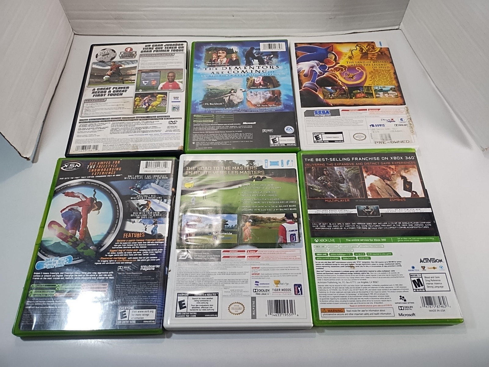 Assorted Lot of 40 Empty Game Cases & Manuals ~ Xbox PlayStation Nintendo Wii