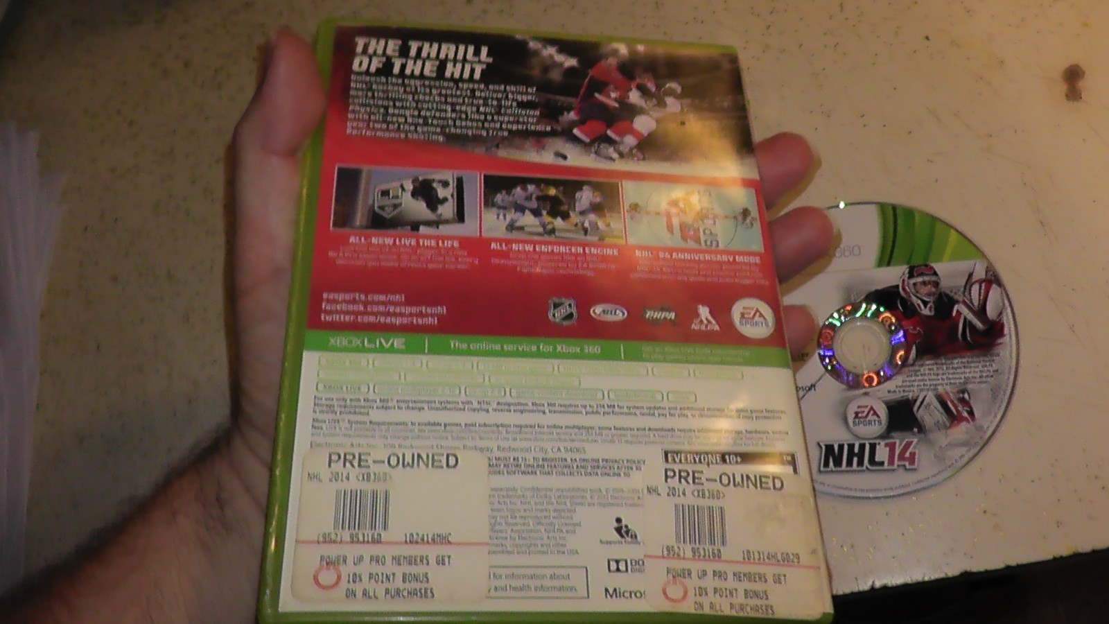 XBOX 360 NHL 14 Tested Game Working