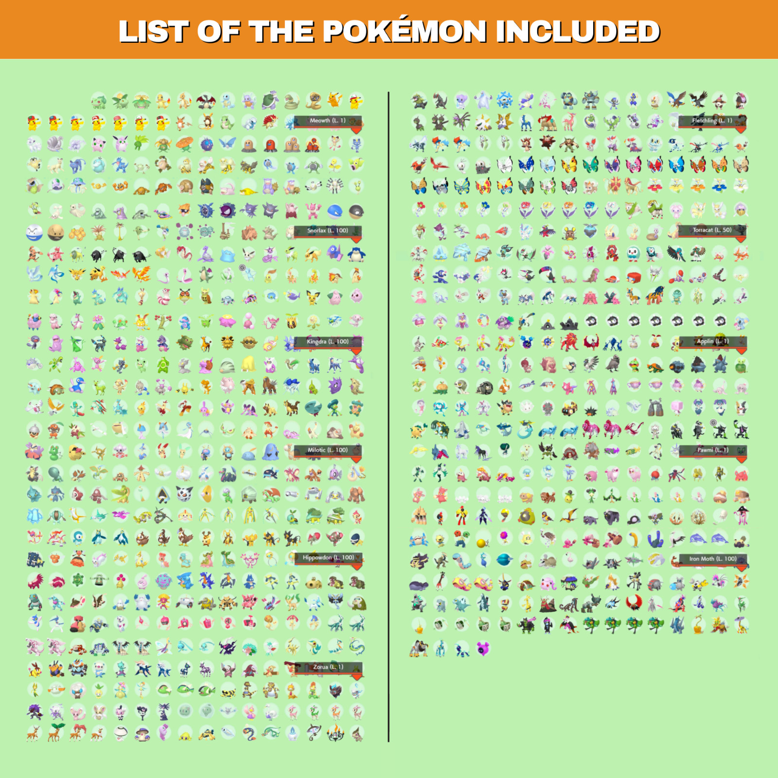 Pokémon Scarlet Violet Complete Shiny Living Dex & Strategy Guide Pokedex 6 IV