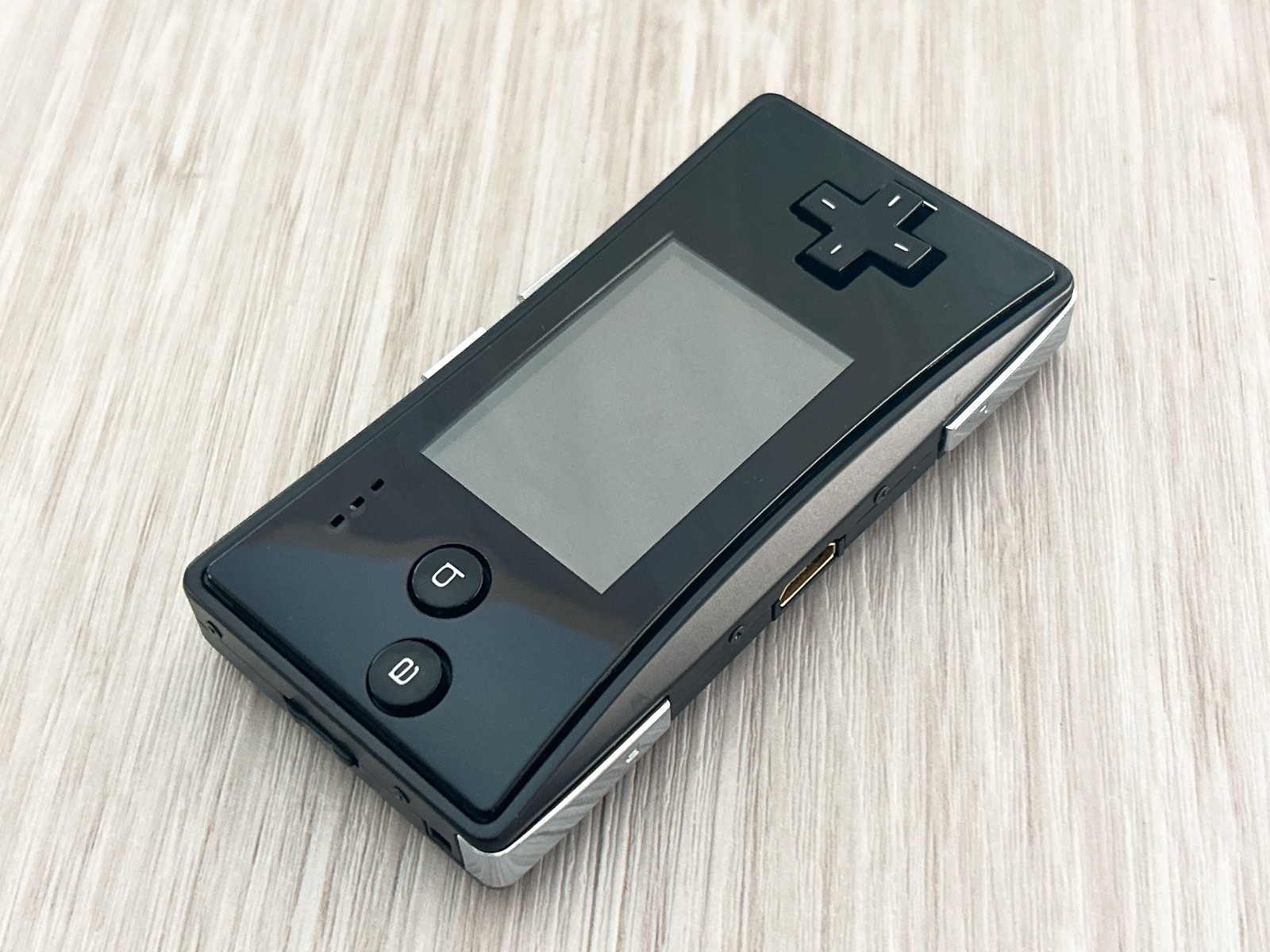 Nintendo GameBoy Micro Black Console Tested w/ Charger – Great