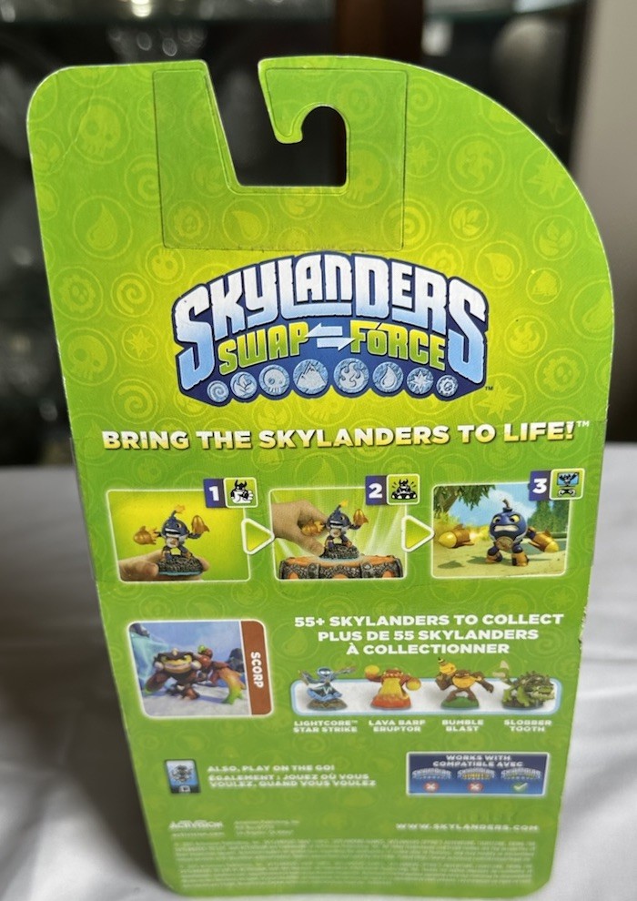 Skylanders Swap Force — Scorp Figure — Brand New in Package