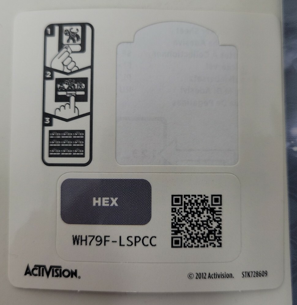 Skylanders Giants Hex 2012 Series 2 Activision W2132A With Card and Code