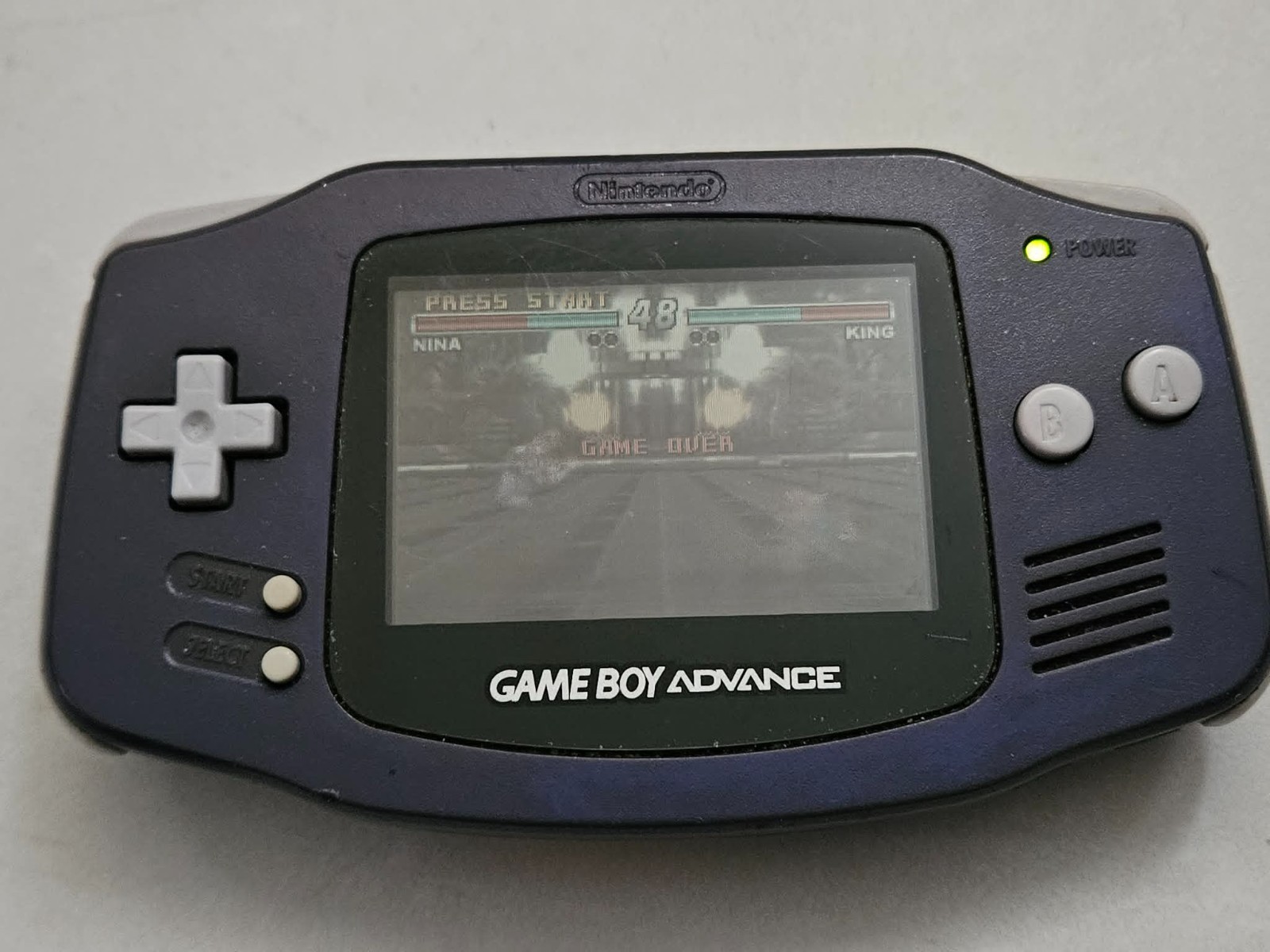 Nintendo Game Boy Advance Handheld System – Indigo (AGB-001) – Working – Read