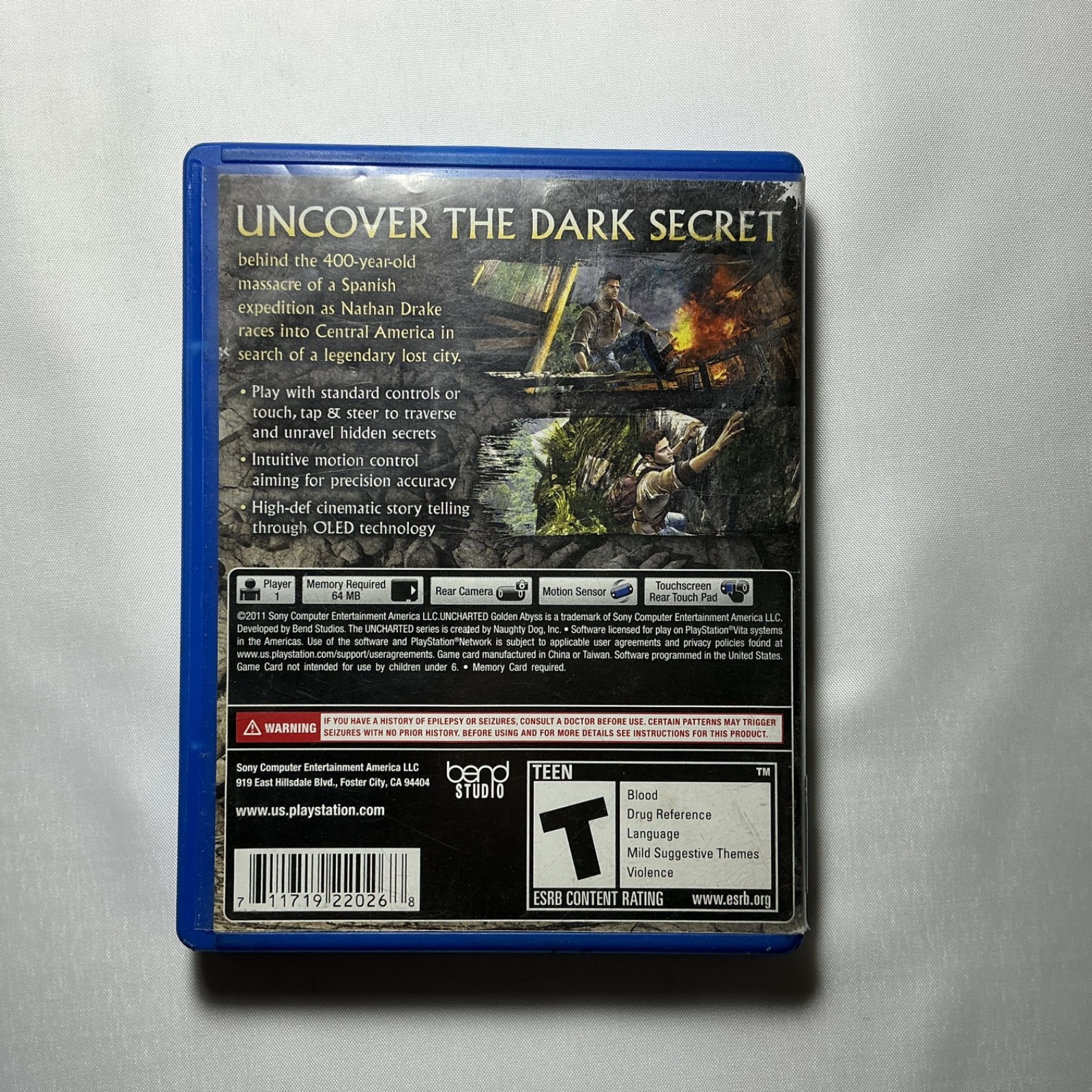 Uncharted: Golden Abyss (PS Vita, 2011)