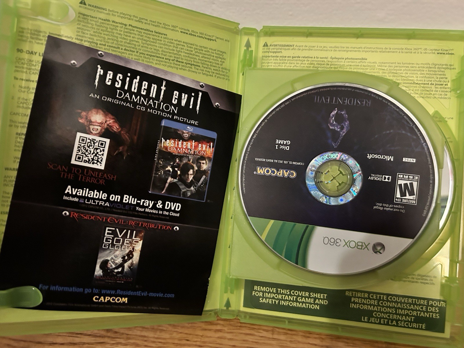 Resident Evil 6 (Microsoft Xbox 360, 2012)
