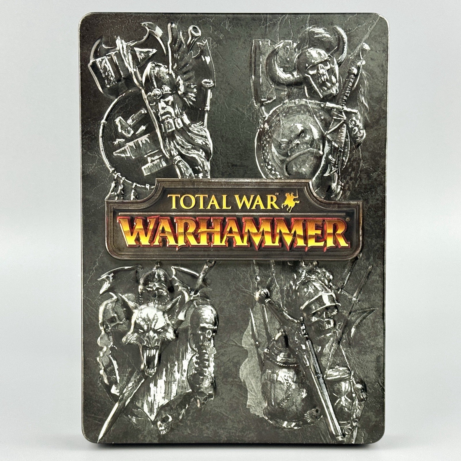 Total War: Warhammer (PC, 2016) CIB Complete Steelbook Metal Case – USED! RARE!