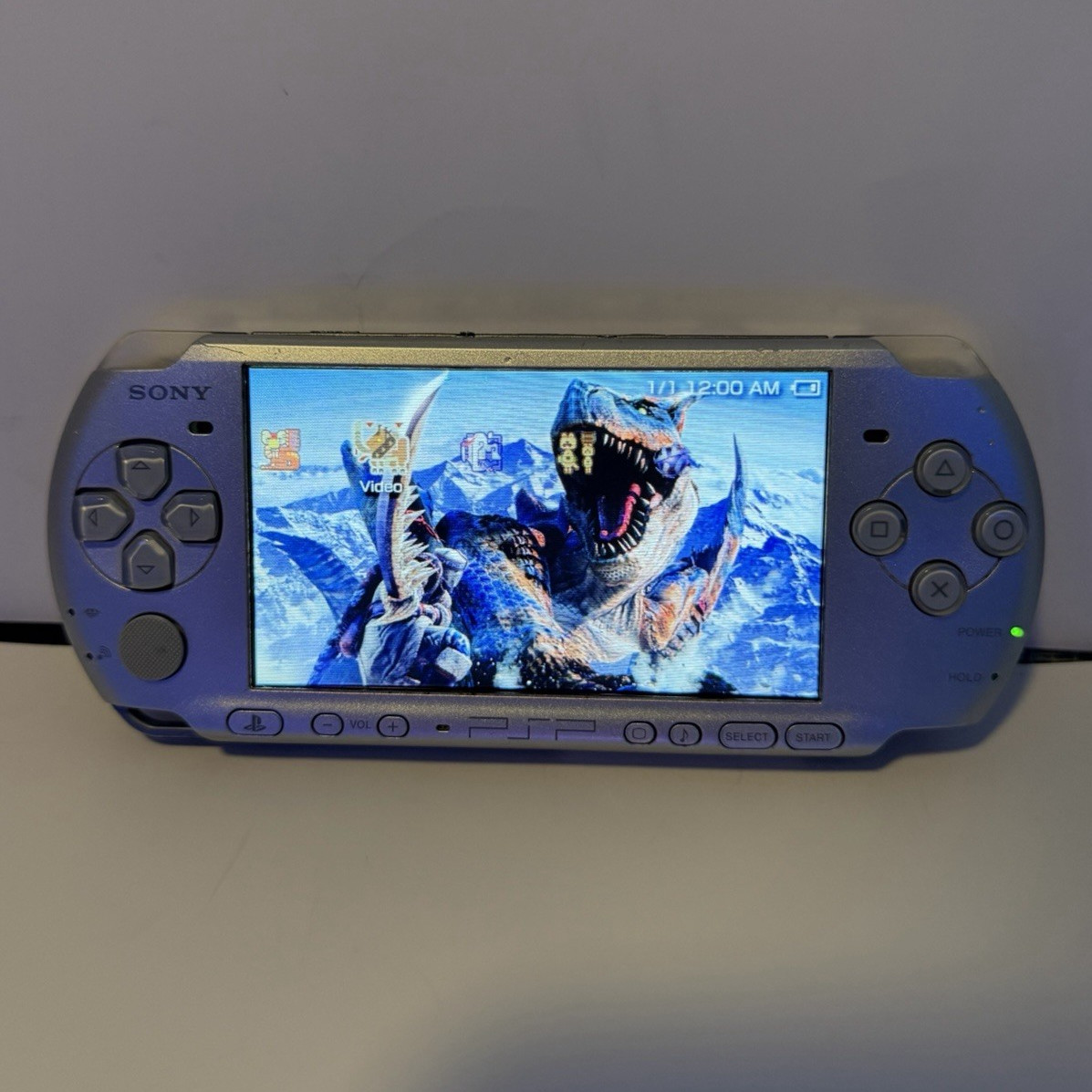Sony PSP-3000 PlayStation Portable Handheld Console Blue Region Free UMD 32MB