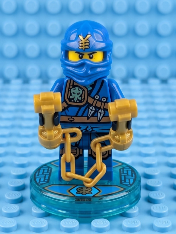 LEGO Dimensions Jay Ninjago Minifigure with NFC Base Tag 71215 #D2