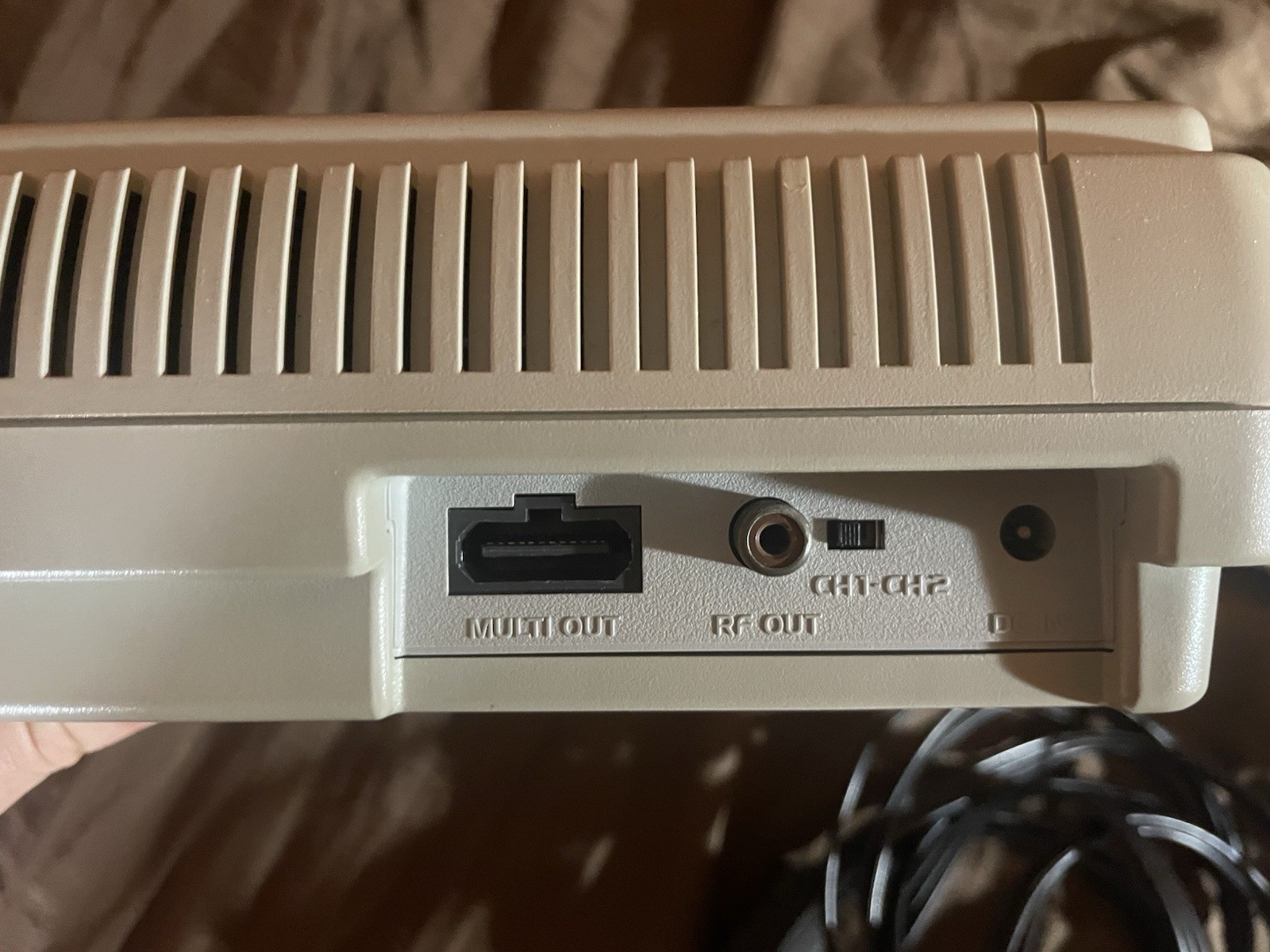 Super Famicom Console With Controller AV And Power Brick Powers On