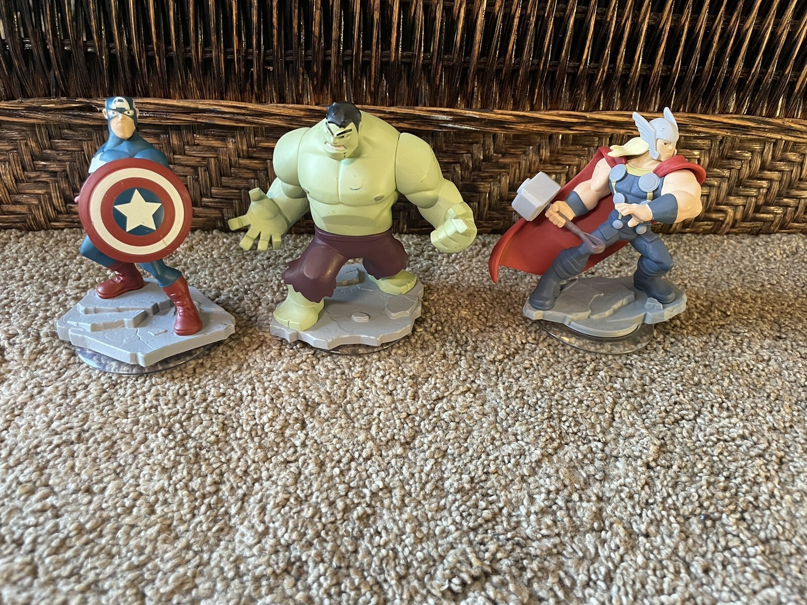 Marvel Disney Infinity Thor Hulk Captain America 2.0 Character Figure (W) Toys