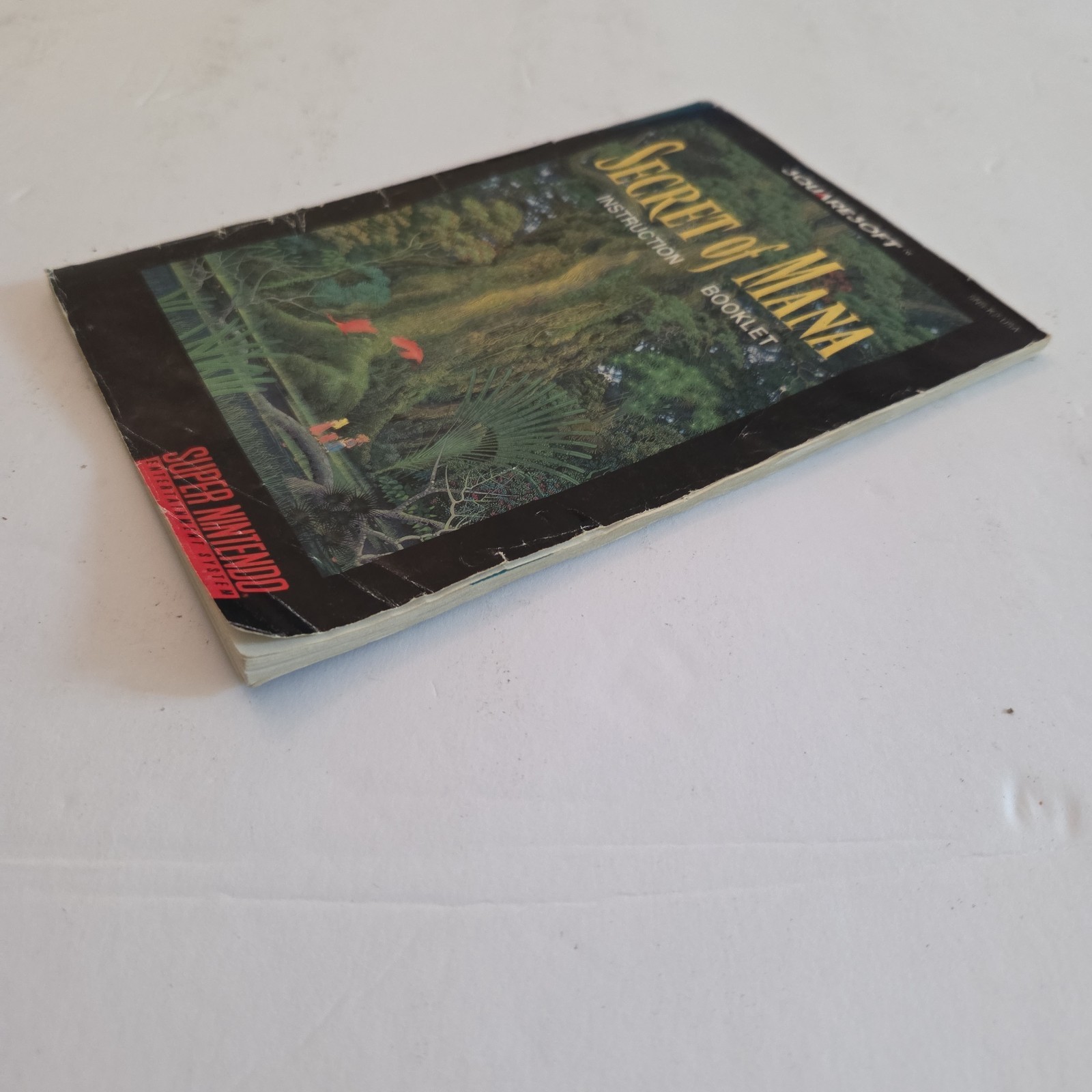 Secret of Mana SNES Super Nintendo, Instruction Manual Book Only