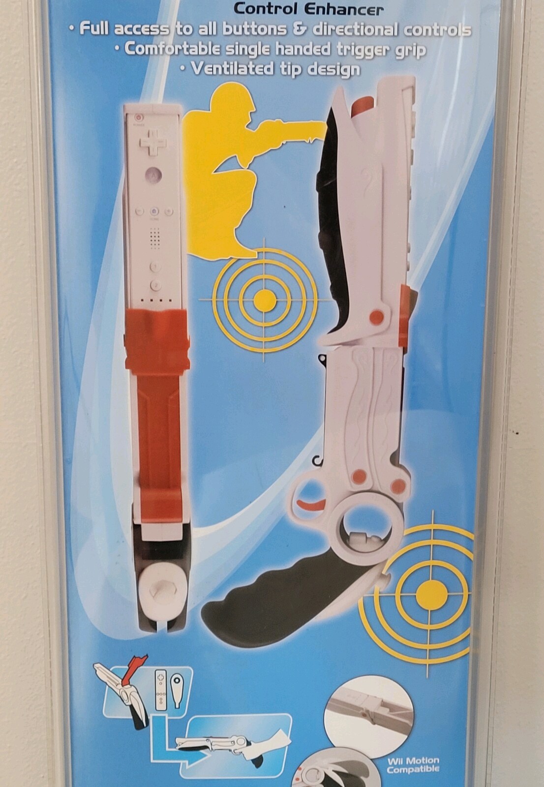 Wii Shotgun Controller Accessory Nintendo Wii Game Attachment 15″ SEALED NOS ✅️