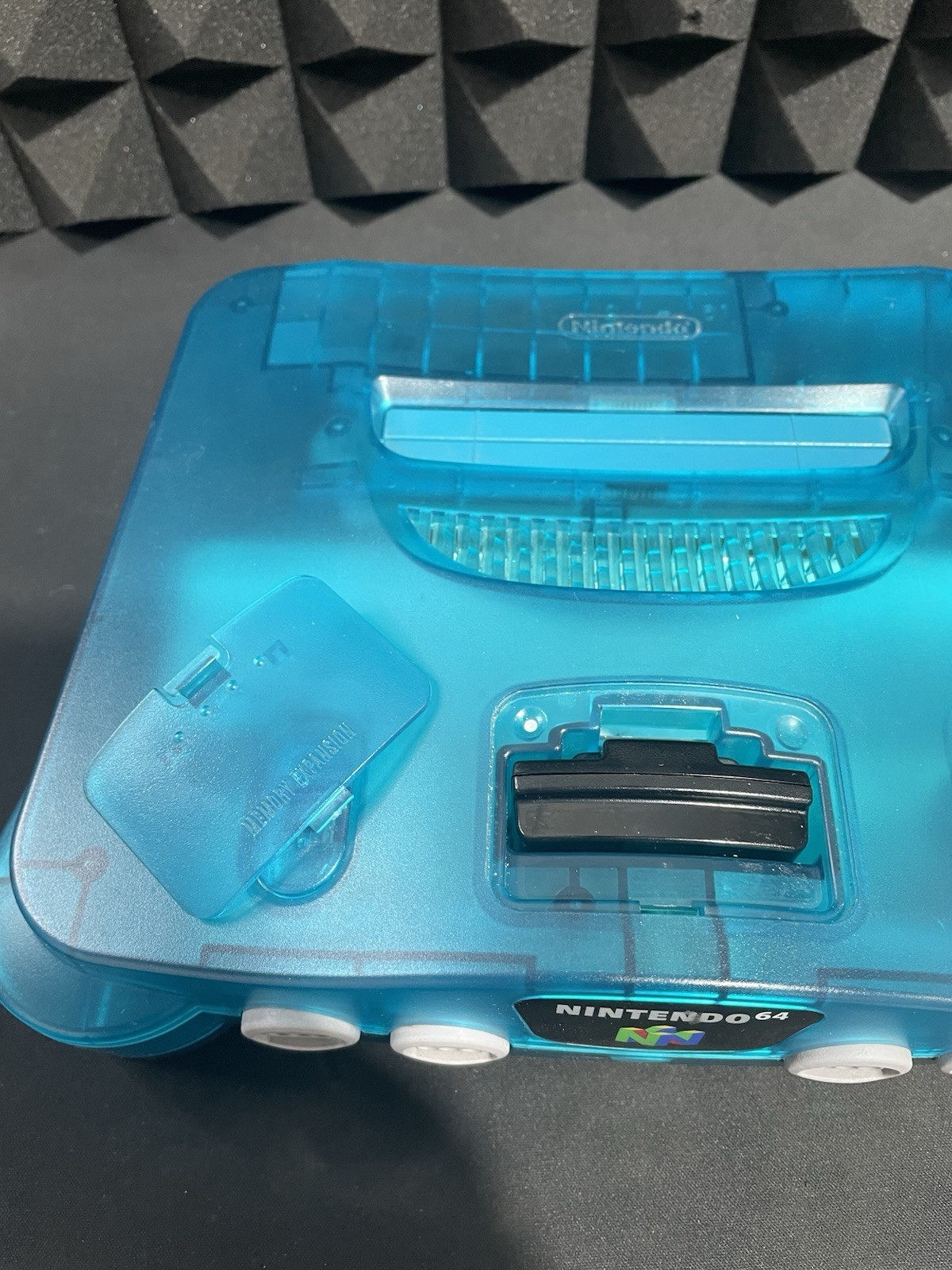 Nintendo 64 Funtastic Ice Blue Console Bundle Tested Working