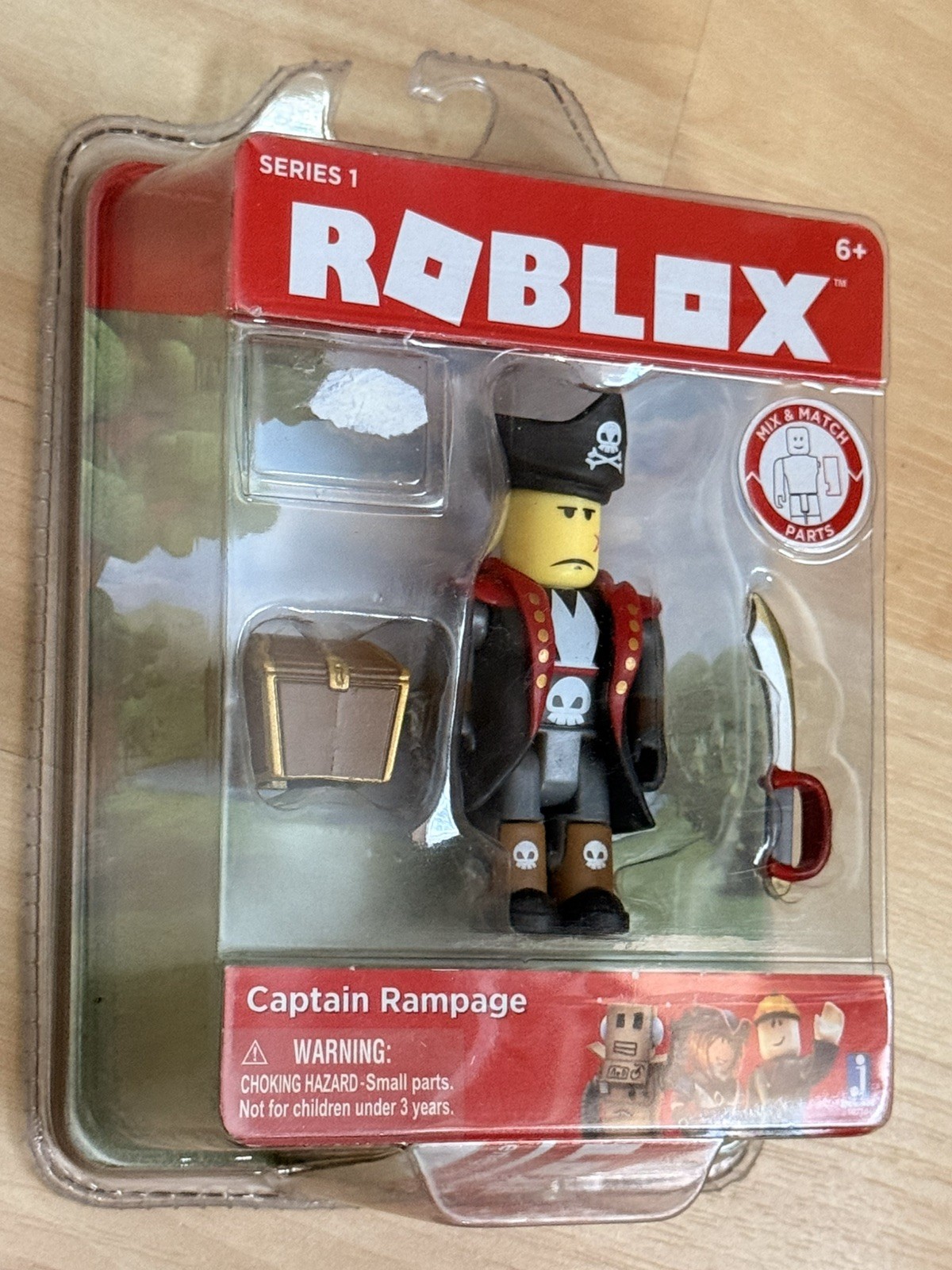 Roblox Captain Rampage Figure Only – No Toy Code – Series 1 – New & seal