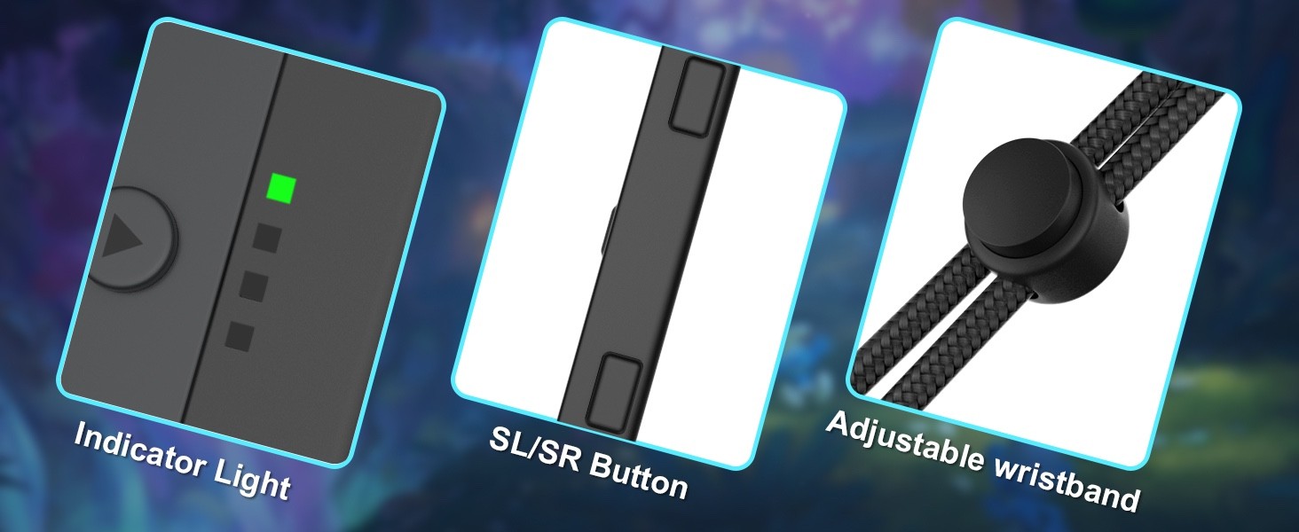 Switch Wireless Controller Replacement for Switch/Lite/OLED, with/Dual Vibration