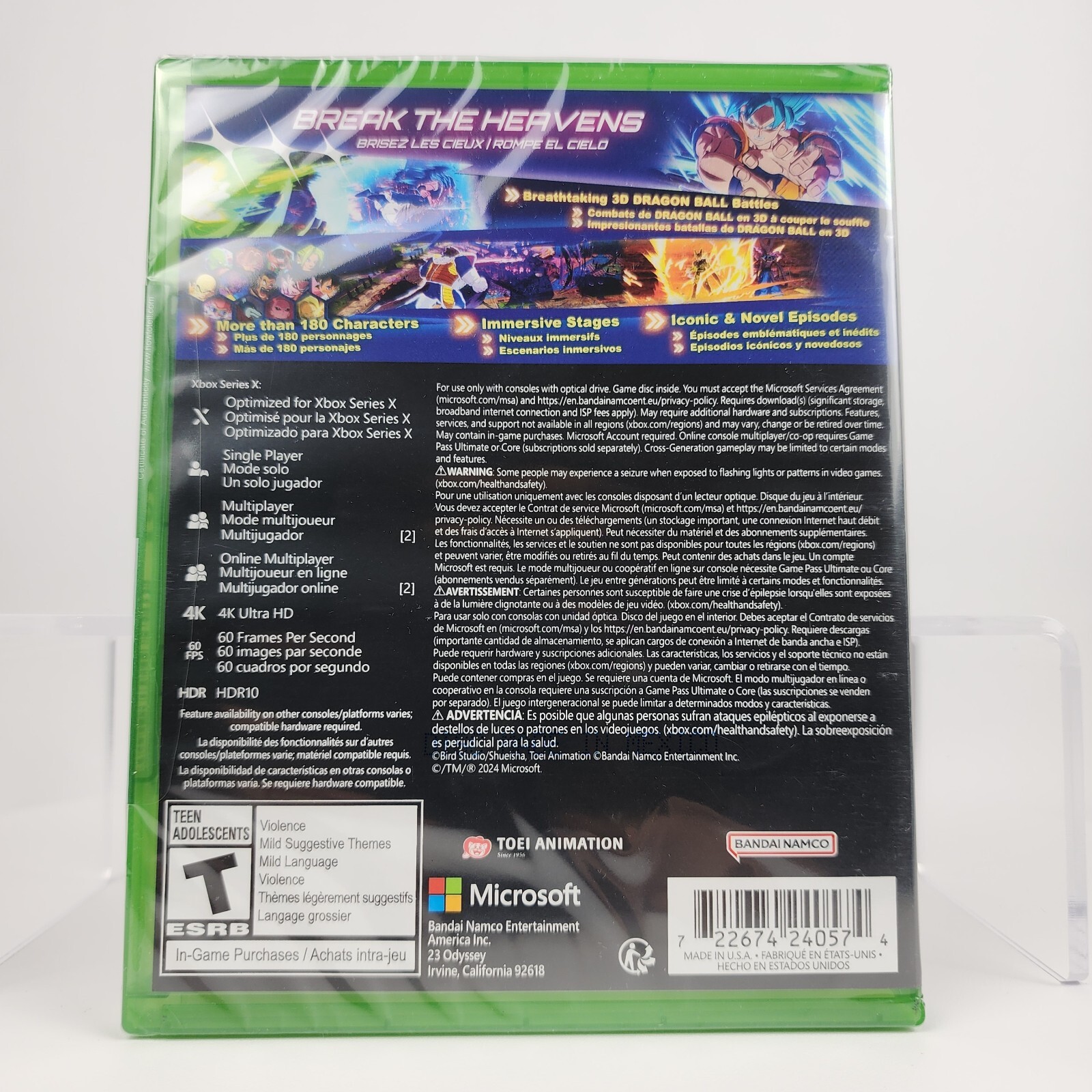 Dragon Ball: Sparking! ZERO Xbox Series X – NEW Sealed US Release (FAST SHIP)