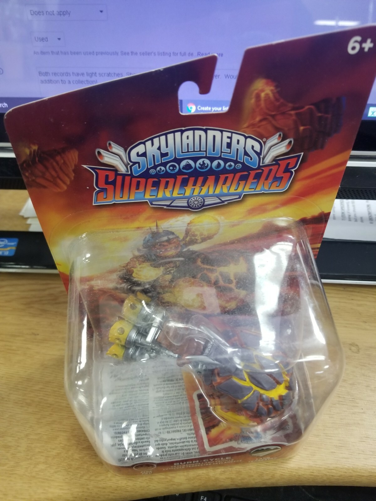 Skylanders : Superchargers, *BURN CYCLE * Vehicle, 2015 Activision – NEW