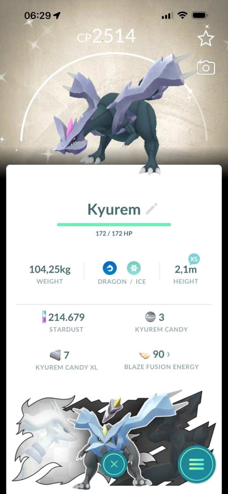 ✨Shiny Kyurem Special Background – GO Fest 2026✨- P T C – Description
