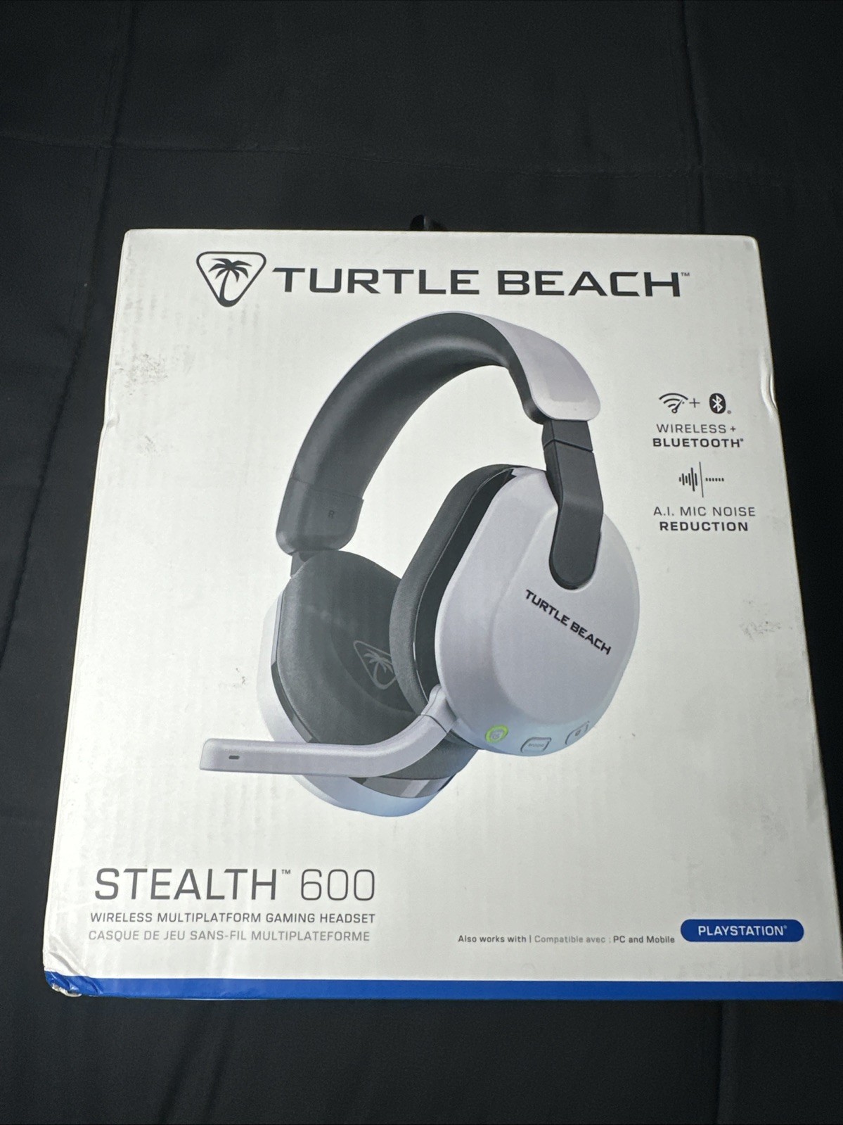 Turtle Beach Stealth 600 Gen 3 Wireless Headset for PlayStation – White
