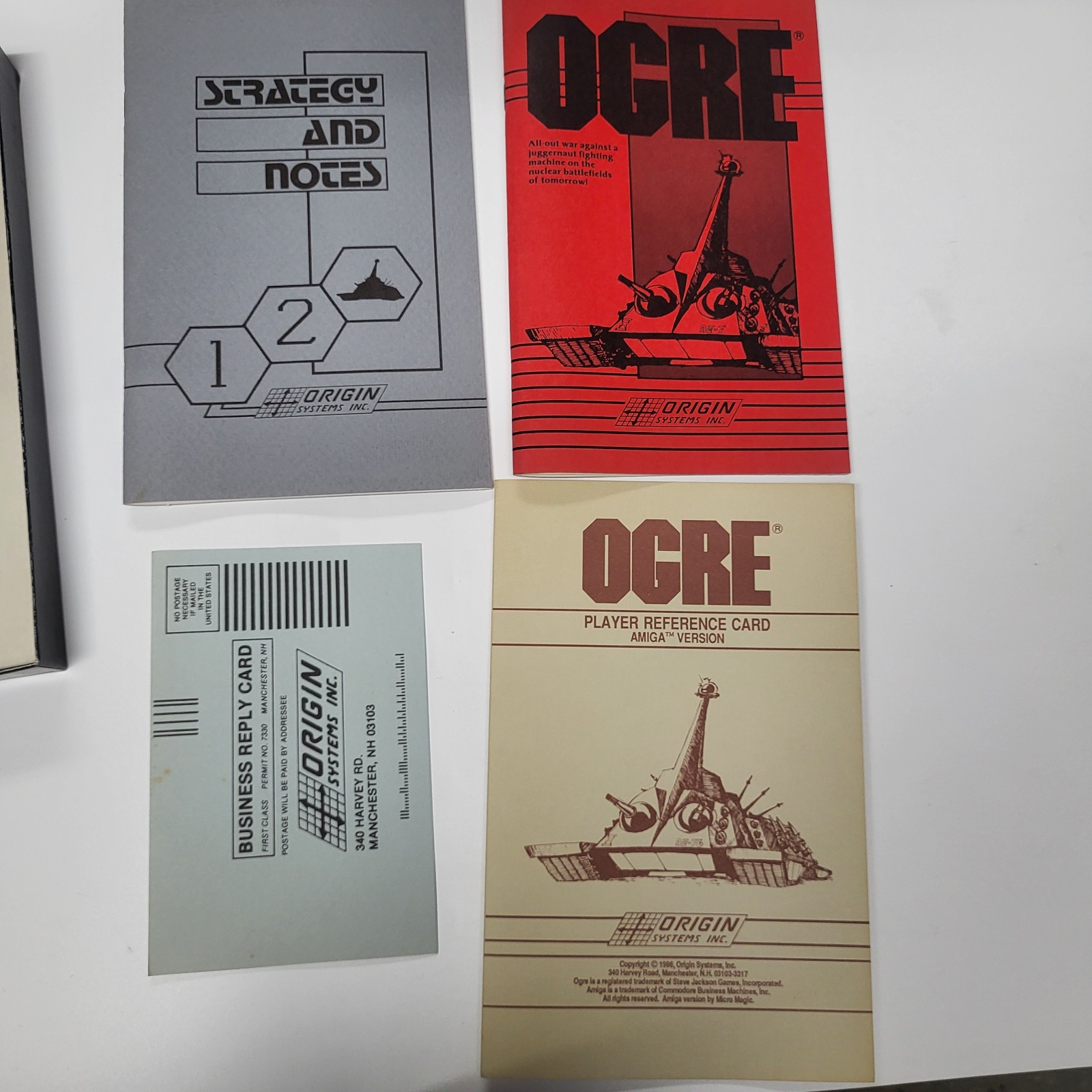 Ogre Commodore Amiga Box & Manuals ONLY