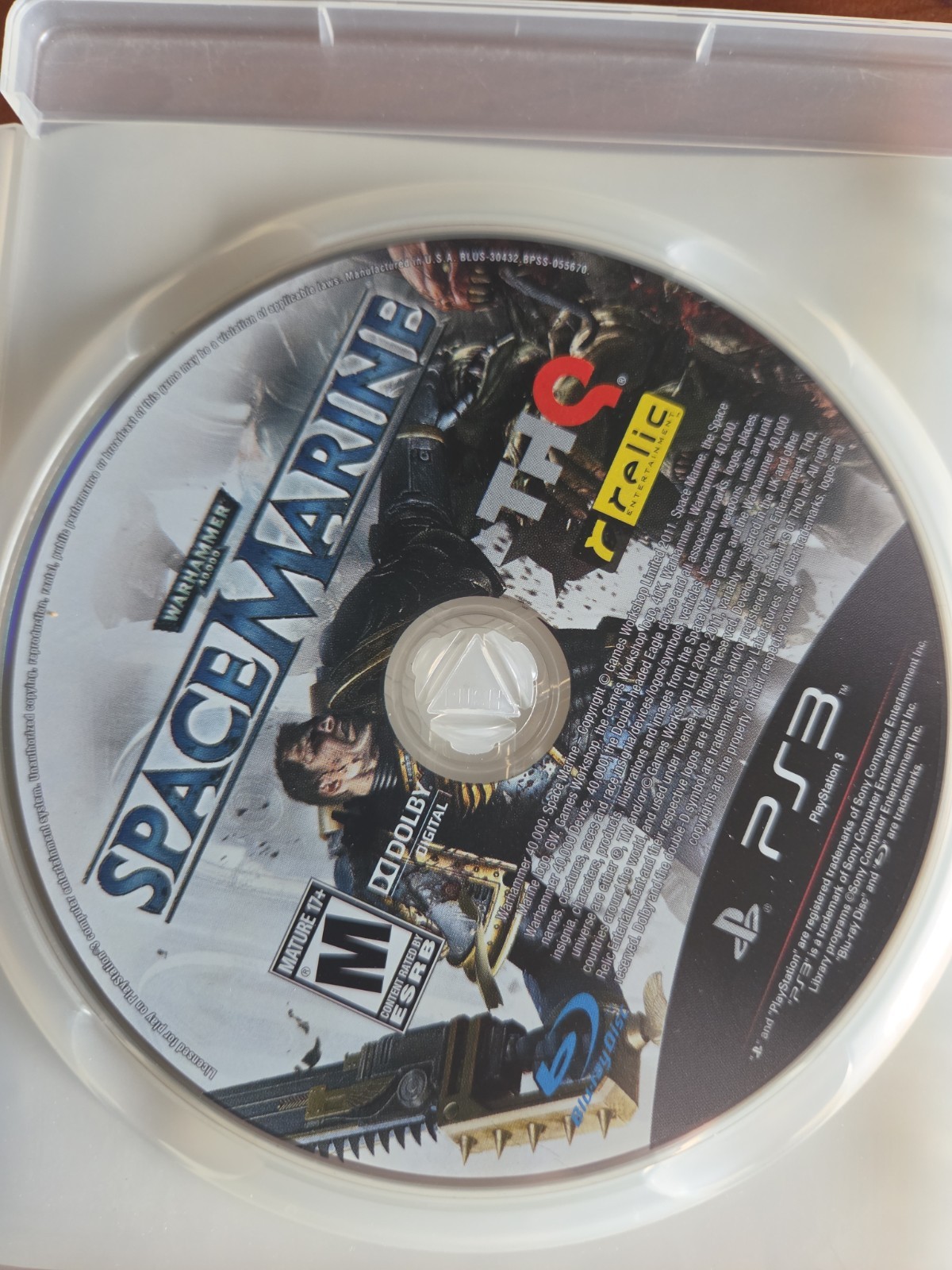 Warhammer 40,000: Space Marine (Sony PlayStation 3, 2011)