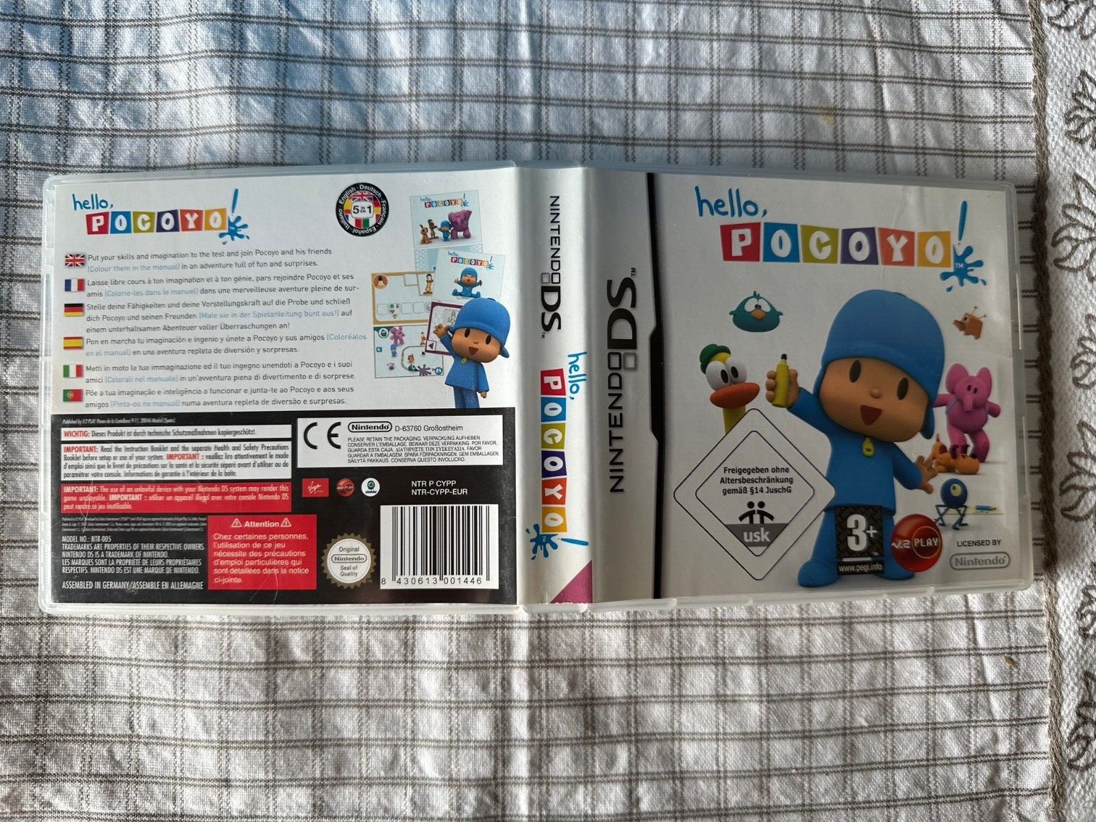 Hello Pocoyo! European Edition Nintendo DS CIB FREE REGION English