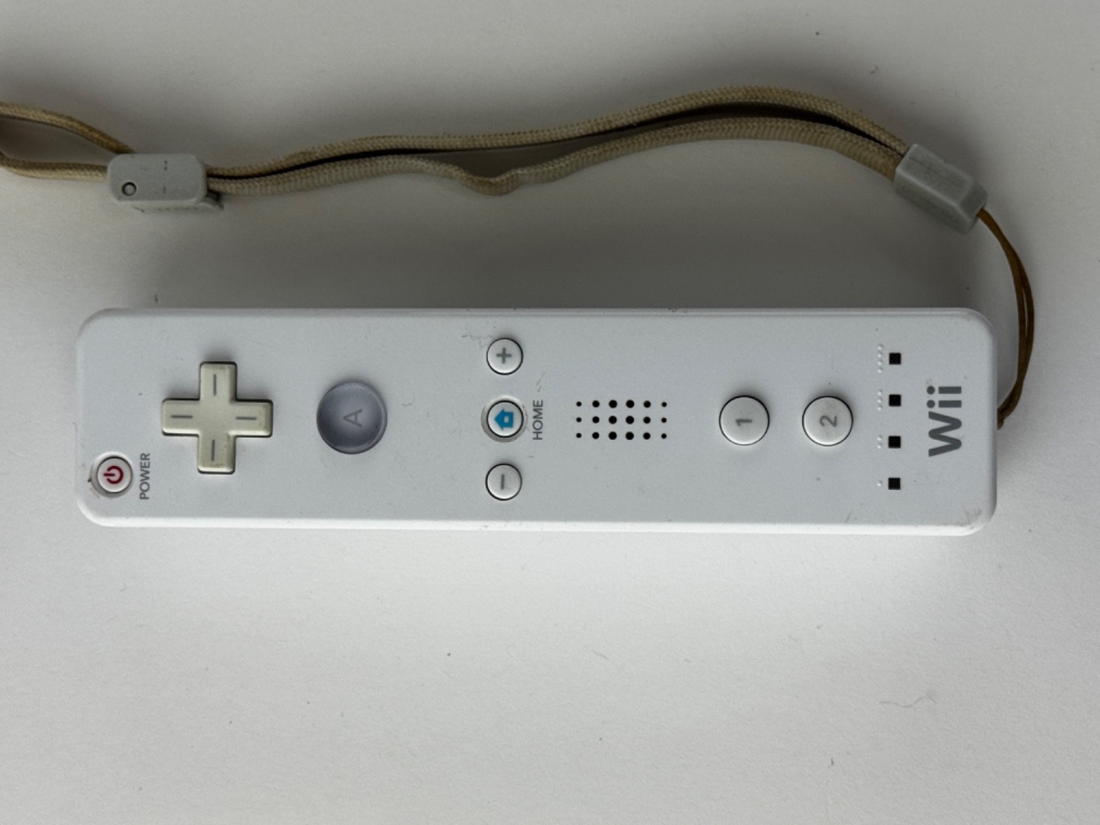 Nintendo Wii RVL-003 White Controller w/ Motion Plus Adapter & Sleeve