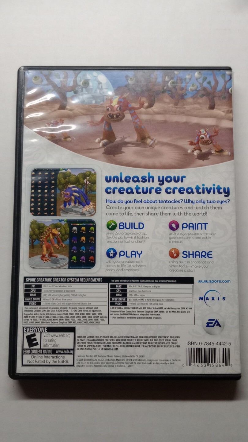 Spore Creature Creator (Windows/Mac, 2008)