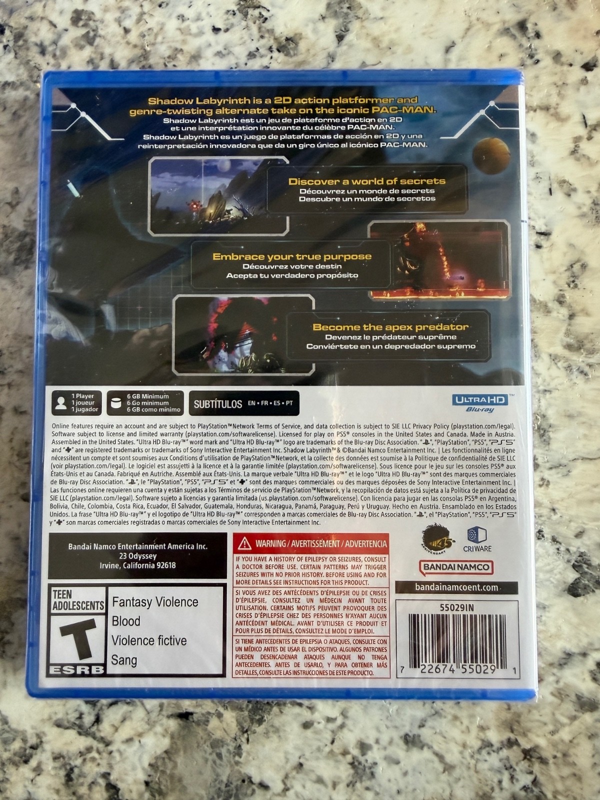 Shadow Labyrinth PS5 Brand New Factory Sealed PlayStation 5