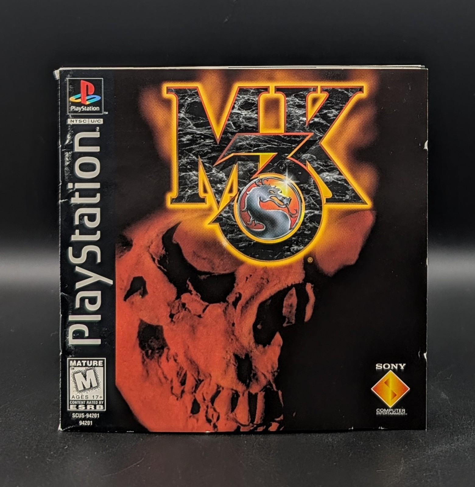 Mortal Kombat 3 MK3 PlayStation 1 PS1 Jewel Case Variant RARE!!