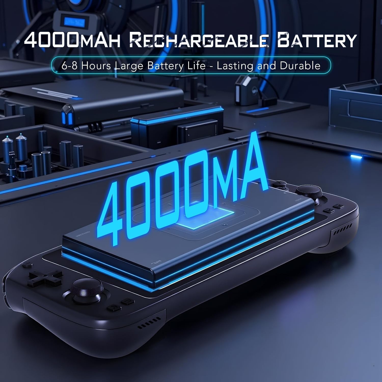 Android Gaming Console – 4000mAh Battery, 64GB Memory, HDMI & WiFi Connectivity