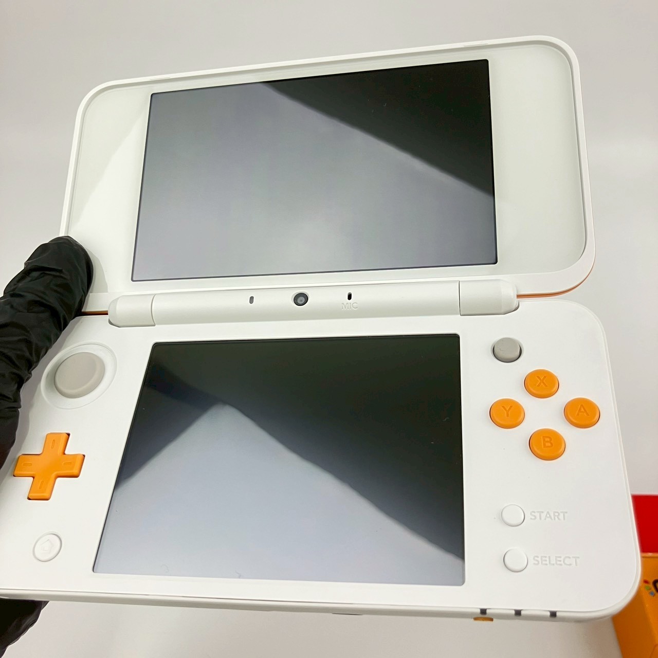 Nintendo new 2DS LL XL White Orange Console S Rank Japanese Only Boxed