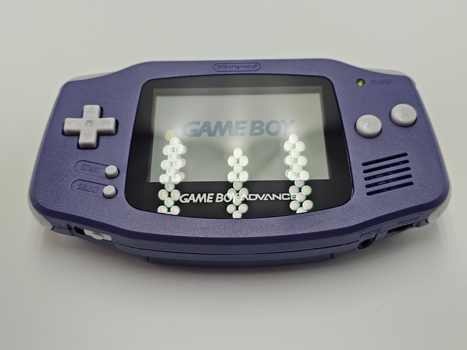 Nintendo Game Boy Advance Handheld Indigo Game Console AGB-001
