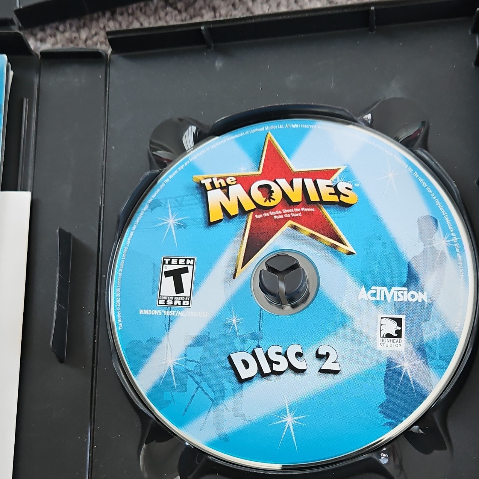 Activision The Movies PC Simulation (T-Teen) Life Sim Game Complete w/ Manual