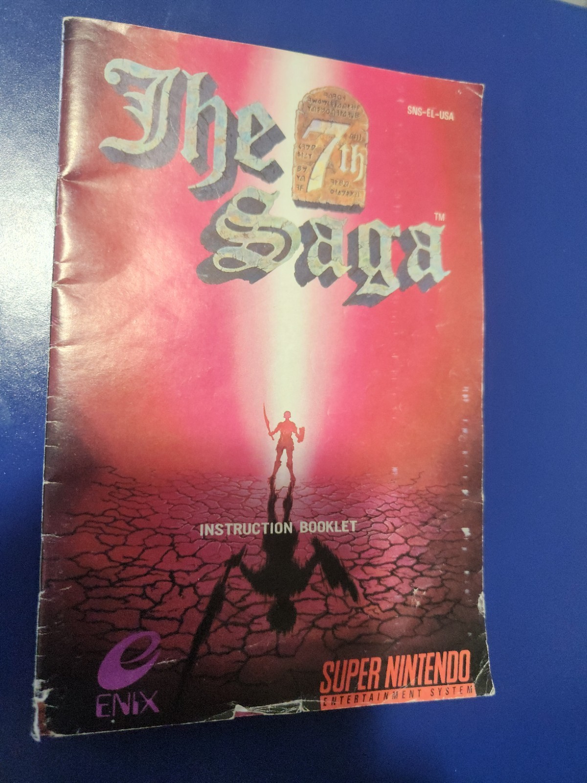 The 7th Saga W Book (Super Nintendo SNES, 1993)
