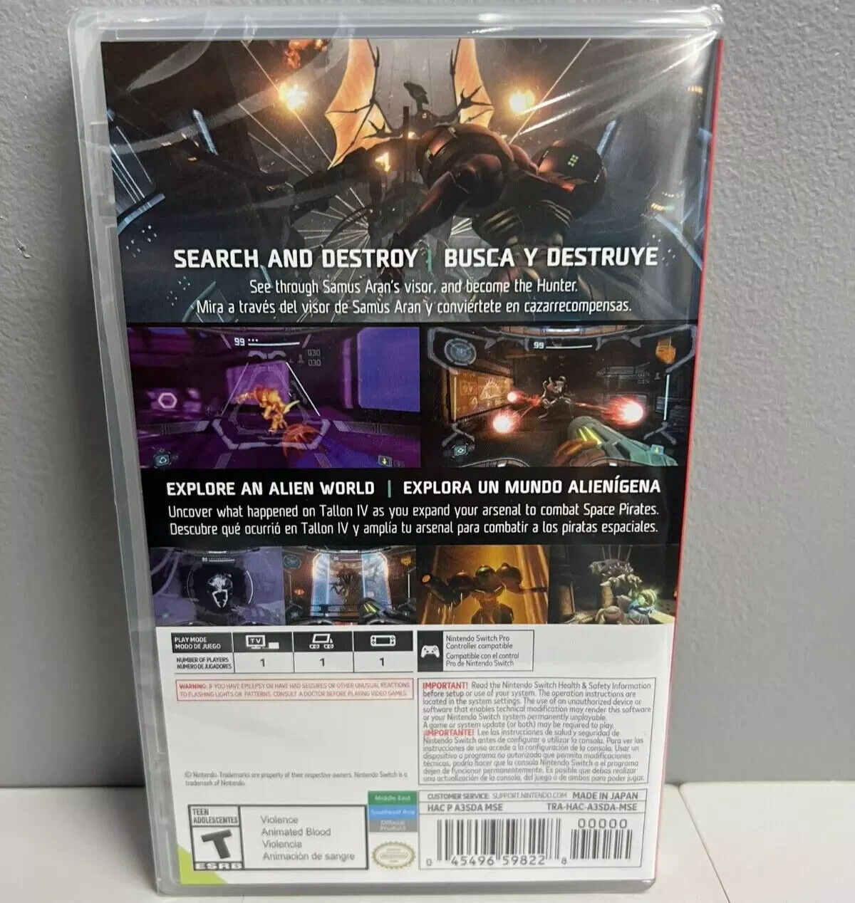 Metroid Dread + Prime Remastered Switch Brand New Game Special Bundle [Shooter]
