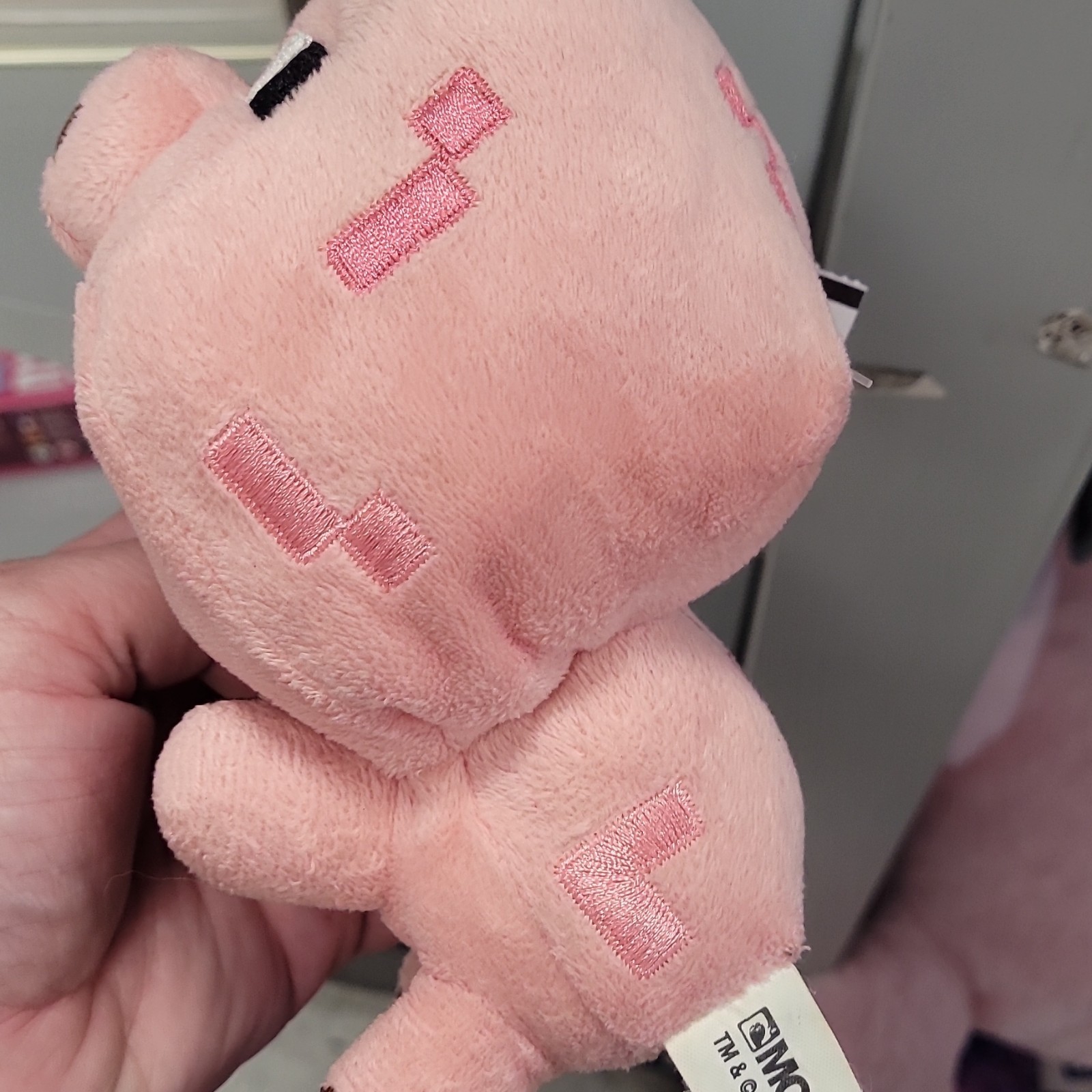 Mojang Minecraft Pig Plush Stuffed Animal Toy Plush, Minecraft Video Game Series