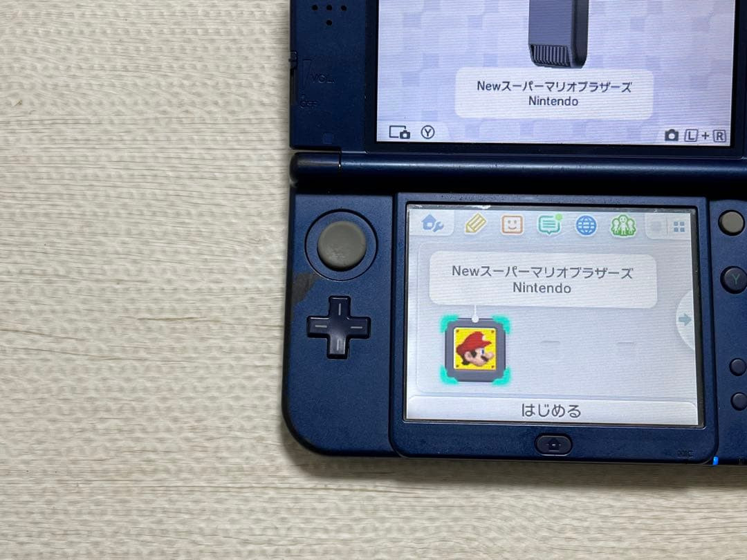 Nintendo New 3DS LL XL Console Metallic Blue Handheld Japan Region Locked 0294