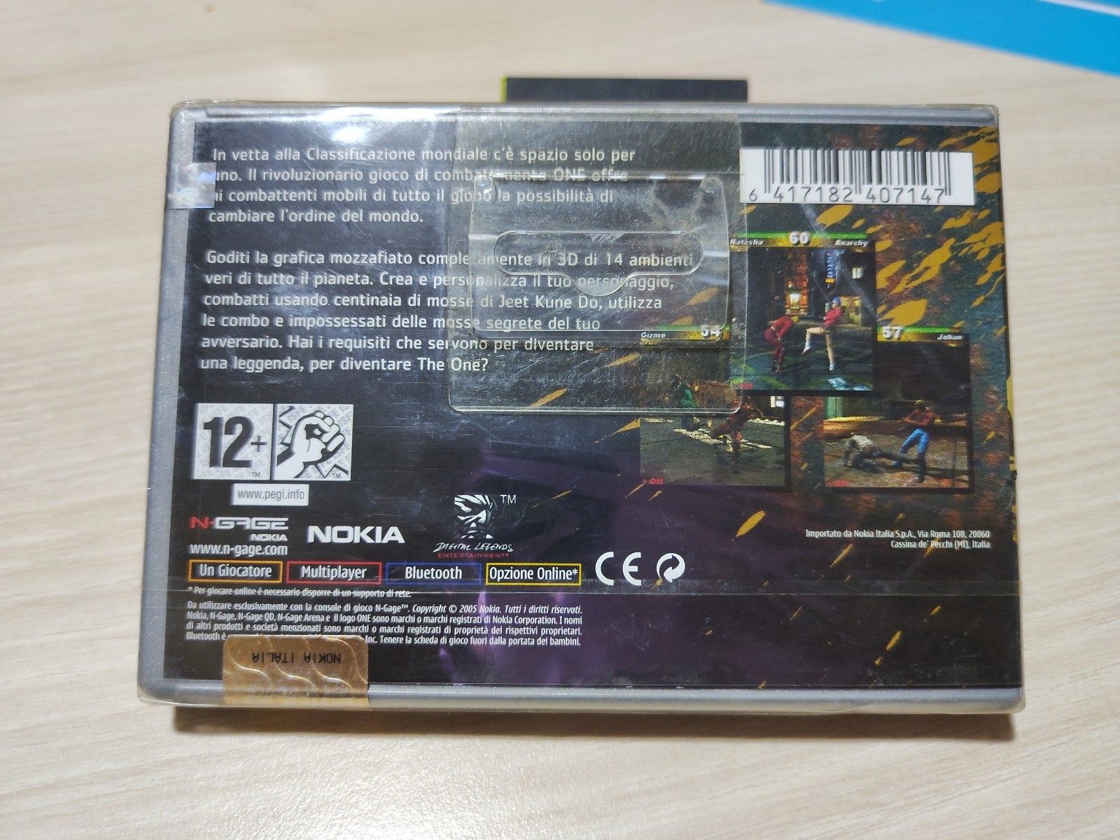 ONE N-Gage Nokia New Sealed Italy Rare Game