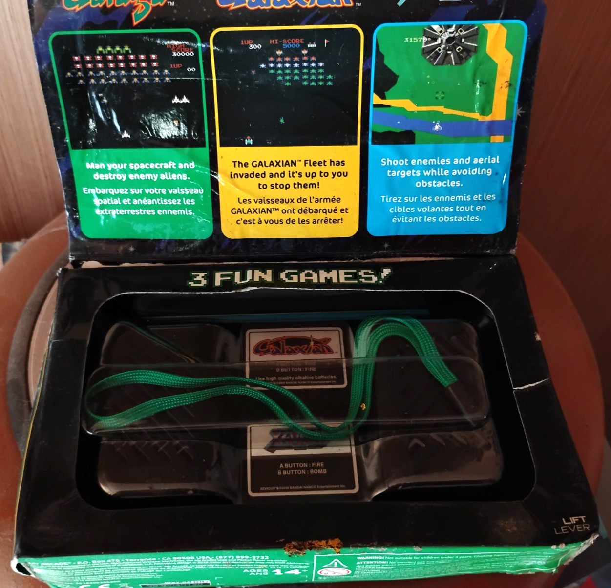 🔥My Arcade GALAGA Pocket Player Portable Gaming System DGUNL-3244