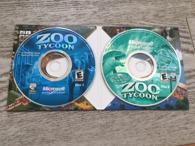 Zoo Tycoon PC Original / Double Expansion 2 Discs Complete Collection