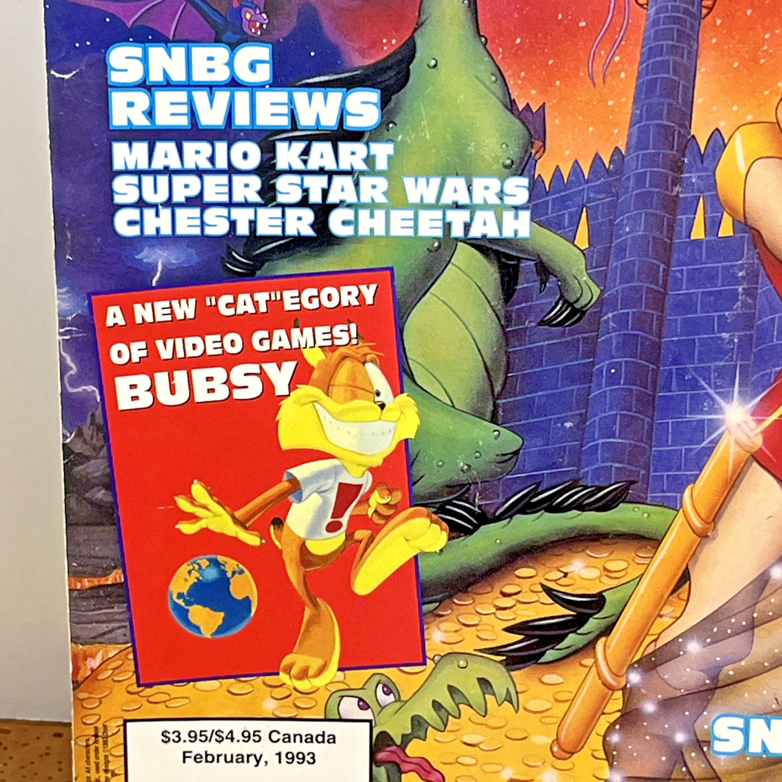 Super NES Buyer’s Guide Magazine-Vol. 3 #3(Feb, 1993) Dragon’s Lair, Bubsy, SNES